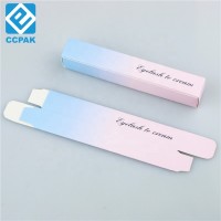 Lip stick Make-up hologram paper box custom for eyeshadow Lip glossy tube nail polish