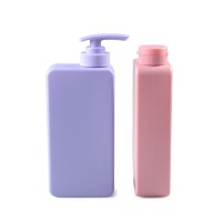 200ml 250ml Pump Dispenser Bottle Empty Refillable Plastic Lotion Pump Bottles, Shampoo Body Wash Shower Square Container